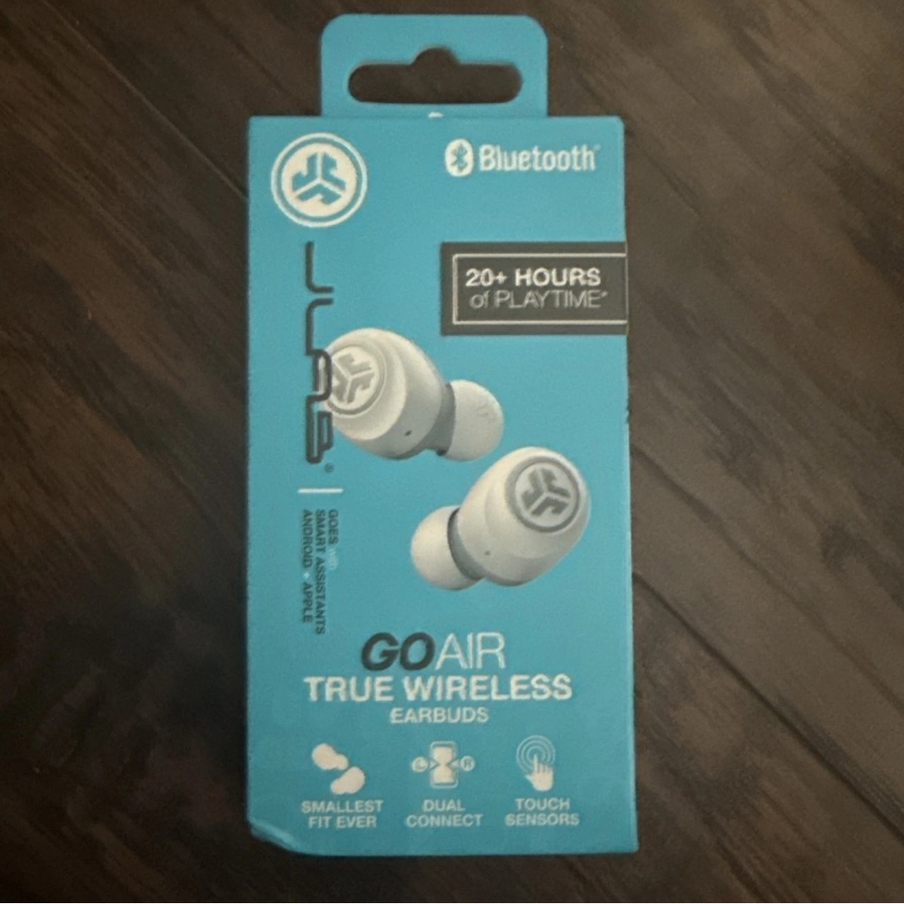 JLab Go Air True Wireless Earbuds - White